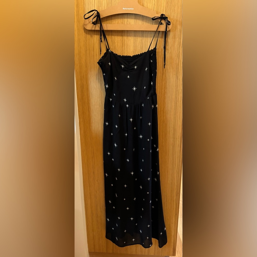 Reformation long sun dress XS